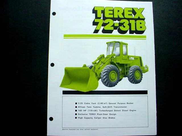 Terex 72-31B & 72-51B Wheel Loader Literature - Image 2 of 2