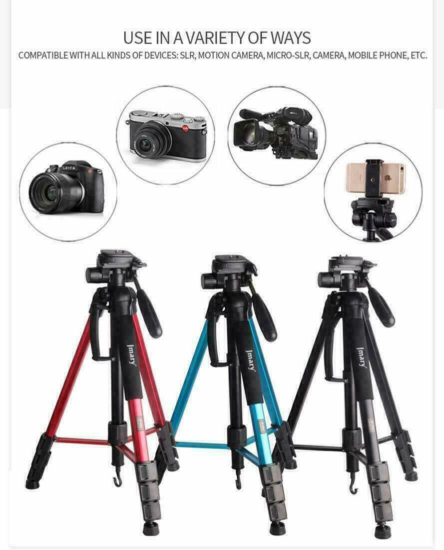 Adjustable Tripod Stand Professional Mount Camera And Phone Holder For  Recording