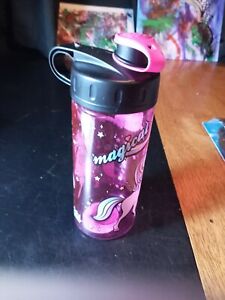 My Little Pony Rainbow Dash Glitter Travel Tumbler Tumblr Cup with Straw New