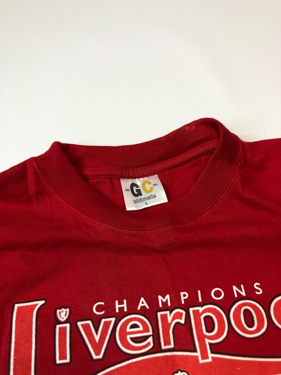 リヴァプールFC チャンピオンズ・オブ・ヨーロッパ 2005 TシャツXLサイズ リヴァプールFC チャンピオンズ・オブ・ヨーロッパ 2005 TシャツXL