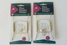 Tripar Plate Display Hanger with Vinyl Tips Set Of 2 Fits 5"-7" Plates