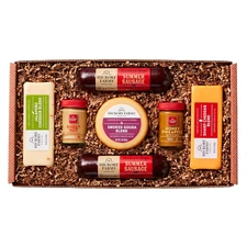 Farmhouse Meat and Cheese Food Gift Basket (Large) - Food Gift Box | Charcuterie