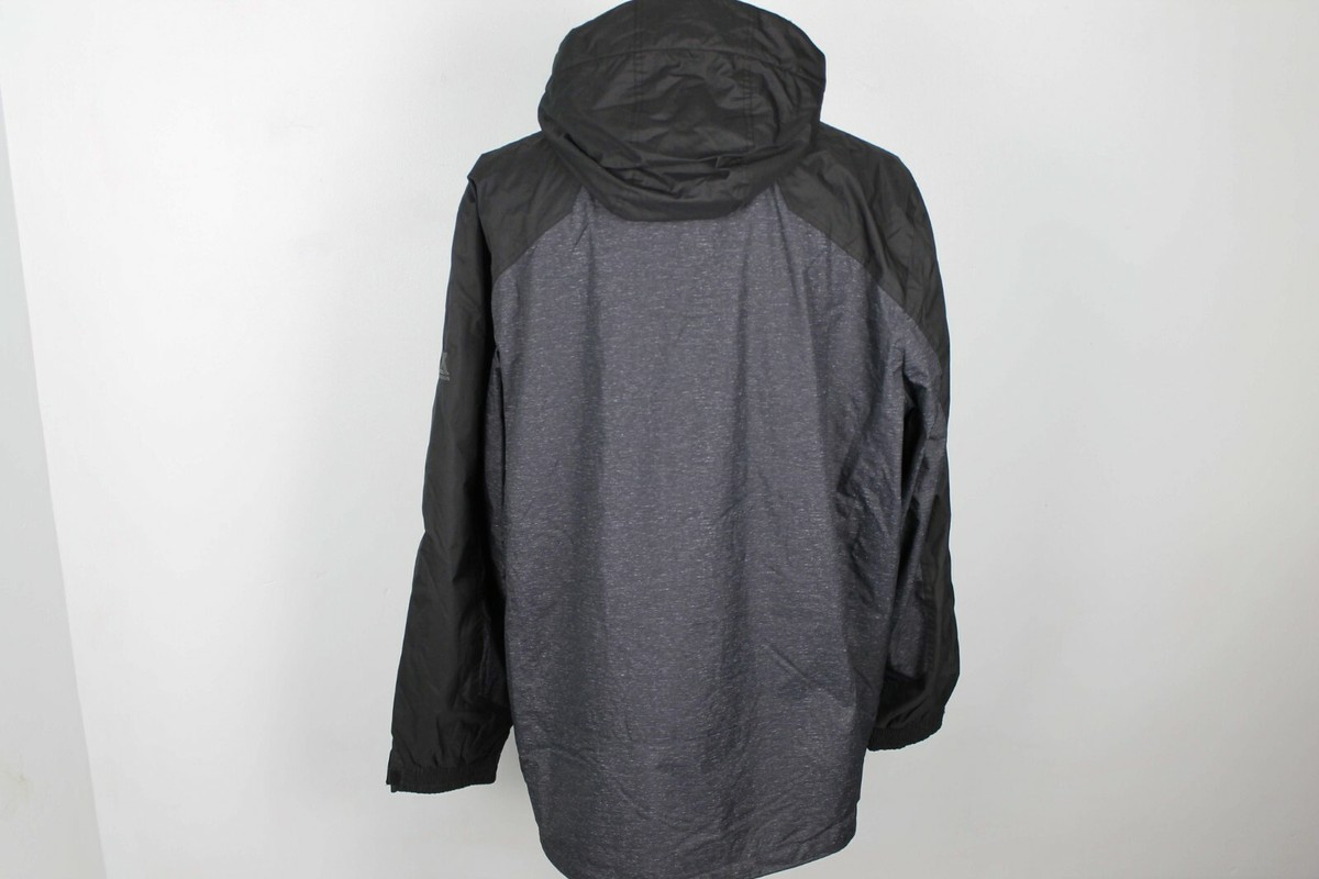 ZeroXposur Men's Outer Jacket Zip Front Hooded Black Static ZeroXposur Men's Outer Jacket Zip Front Hooded Black Static
