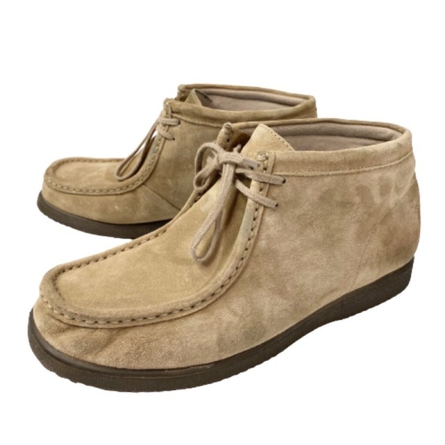 Hush Puppies Mens Chukka Ankle Boots Bridgeport Beige Suede Lace Up 9 M