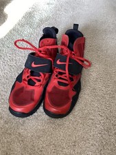 Nike Air Max 2 GS Boys Black Red Basketball Shoes 525254-600 Youth Sz 6Y