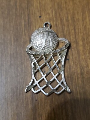 Basketball Hoop 925 Sterling Silver Basketball Hoop Net Ball