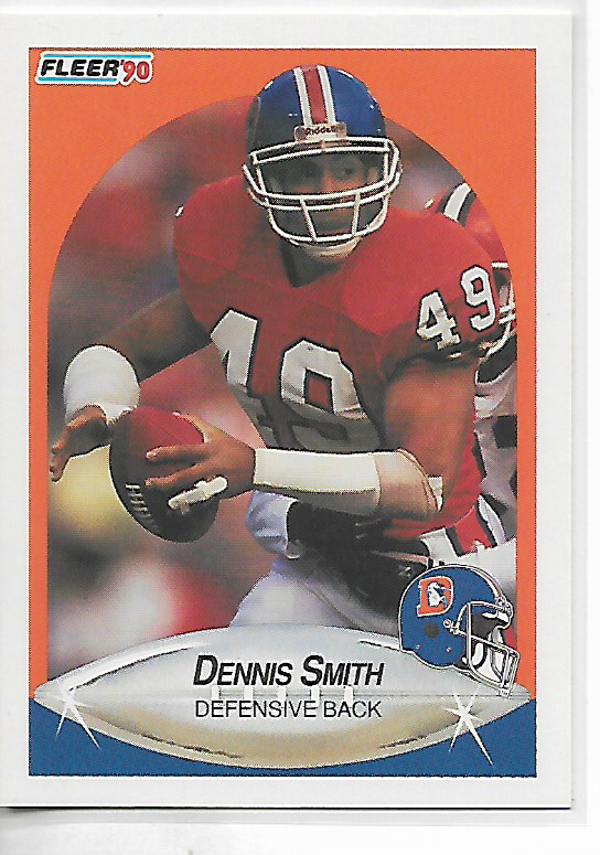 1990 Fleer Dennis Smith Card