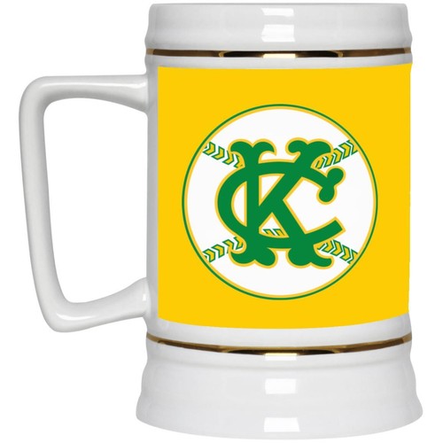 Kansas City Athletics Beer Stein 22 oz. White Ceramic | MLB Baseball Team - Picture 3 of 5