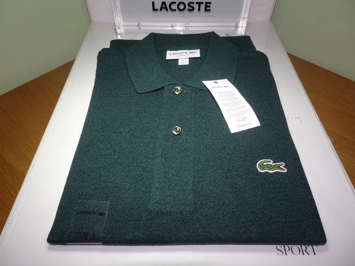 LACOSTE MENS CLASSIC FIT POLO SHIRT L1264 FR3 SMALL RRP 95 eBay