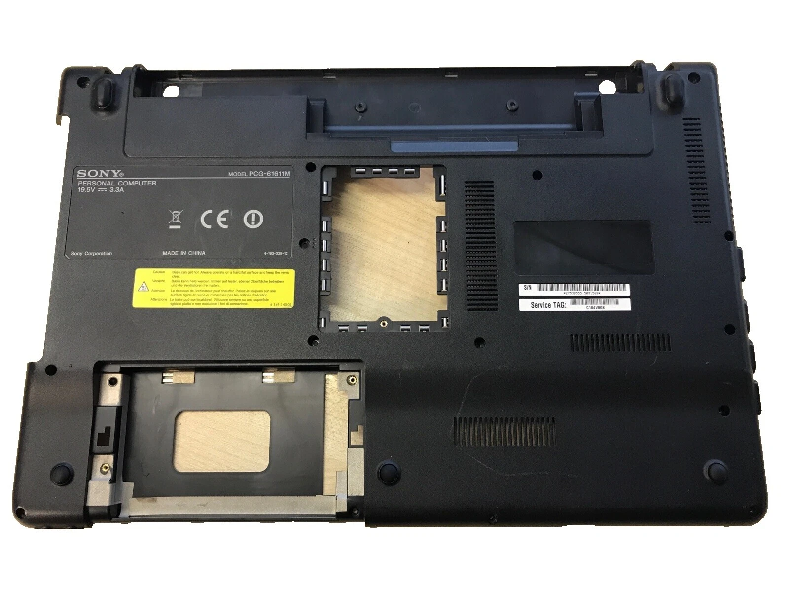 Carcasas Inferior portátil para VAIO Sony