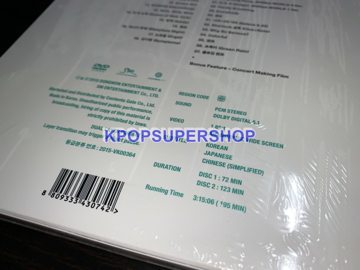 SHINee World The 3rd Concert III in Seoul 2 DVD Photobook New