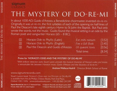 THE MYSTERY OF DO-RE-MI NEUE CD