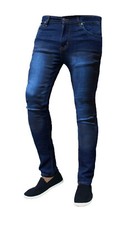 MENS SKINNY JEANS DENIM STRETCH CASUAL STYLISH TROUSER ALL WAIST & LEG SIZES