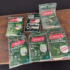 Vintage Coleman Lantern Mantles Lot (14 total mantles) 6 Packs USA Camping