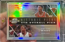 2019-20 Optic Contenders Scottie Pippen Dwyane Wade Historic Picks Silver Prizm