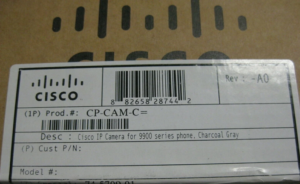 NEW Cisco Unified Video Camera CP-CAM-C for 9900 Series IP Phones Charcoal Gray  - Image 3 of 4