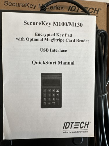 IDTECH SecureKey M Series IDKE-504800BM USB Numeric Keypad For Laptop Desktops - Picture 3 of 3