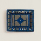 Hermes Sellier Change Tray Bleu Roi