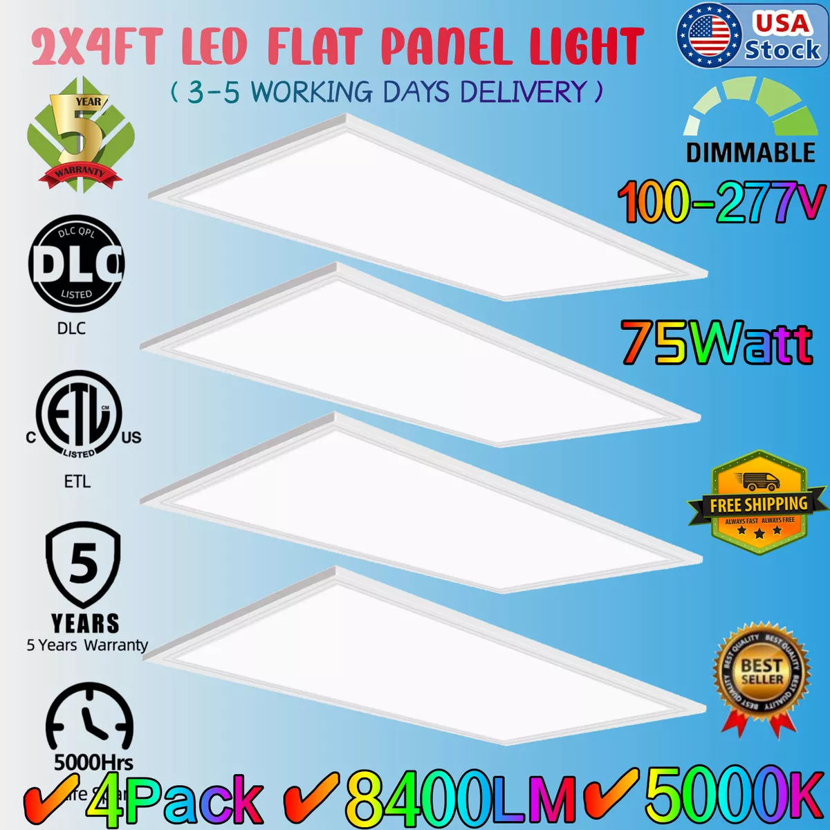Flat panel light fixtures outlet