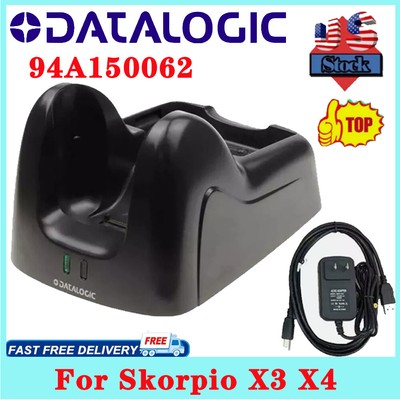 Datalogic Skorpio X3 X4 Single Cradle Dock+Power Supply 94A150062 US STOCK