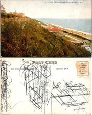 Felixstowe Postcard From West Cliff Vintage UK Divided Back Scenic Seaside