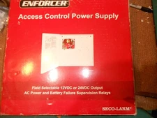 ENFORCER EAP-5D1Q ACCESS CONTROL POWER SUPPLY 5A 12V OR 2.5A 24V FIELD SWITCHABL