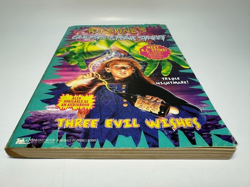 1st Print #19 Three Evil Wishes Ghosts of Fear Street RL Stine Book ACCEPTABLE - Picture 7 of 23