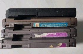 NES GAME LOT Eliminator Boat Duel Mendel Palace Mickey Krazy Kreatures Test+Work