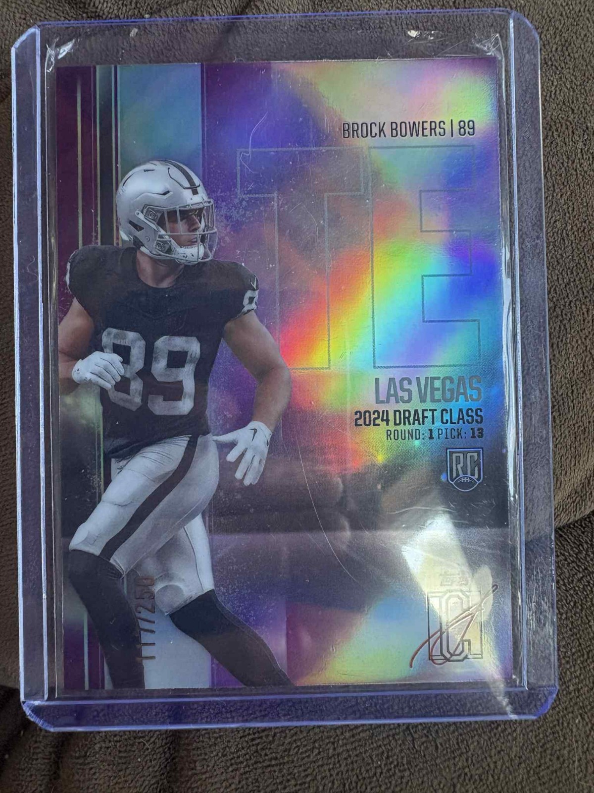 2024 Topps Signature Class 🏈 Brock Bowers #129 Magenta /250 🔥🔥