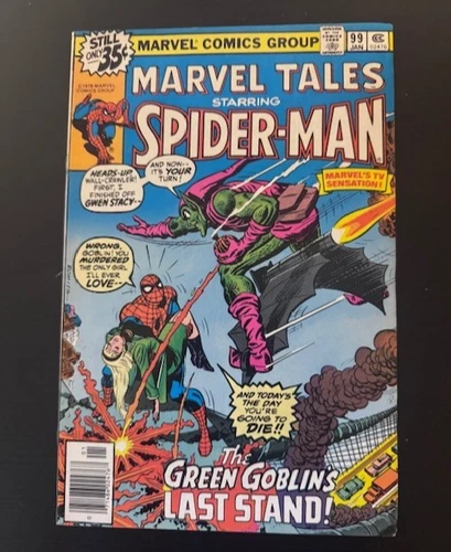 Marvel Tales #99 - rep Amazing Spider-Man 122 - Death Green Goblin - 1978 FN/VF