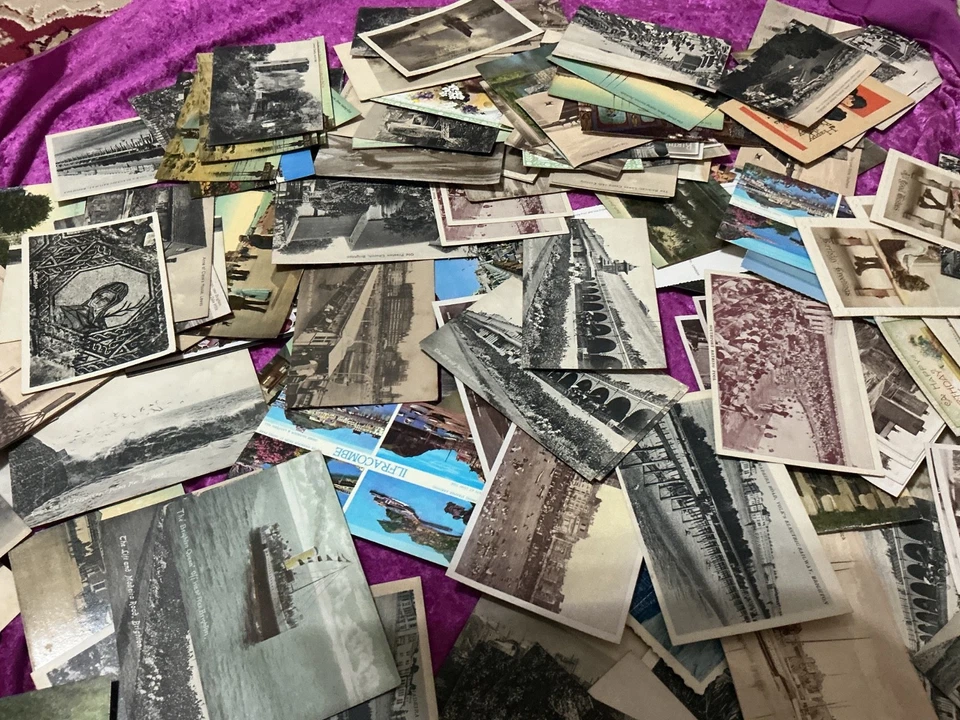 200 JOB LOT OLD POSTCARDS, MANY BRIGHTON AREA. V/GOOD. GOOD.SOME DUPLICATION. - Image 3 of 4