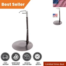 Sturdy Black Pedestal Doll Stand for 16" to 24" Dolls - No Assembly Required