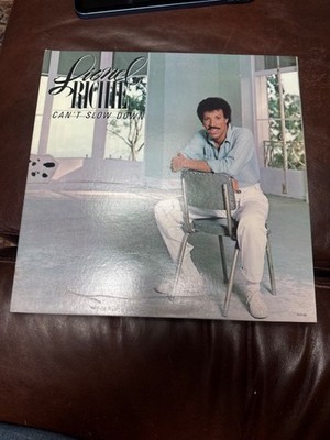 LIONEL RITCHIE CAN'T SLOW DOWN VINYL LP VG+