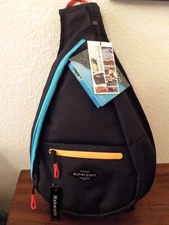 Sherpani Esprit Anti Theft Sling Bag BLACK,  Brand NEW with Tags, 18 X 11 in