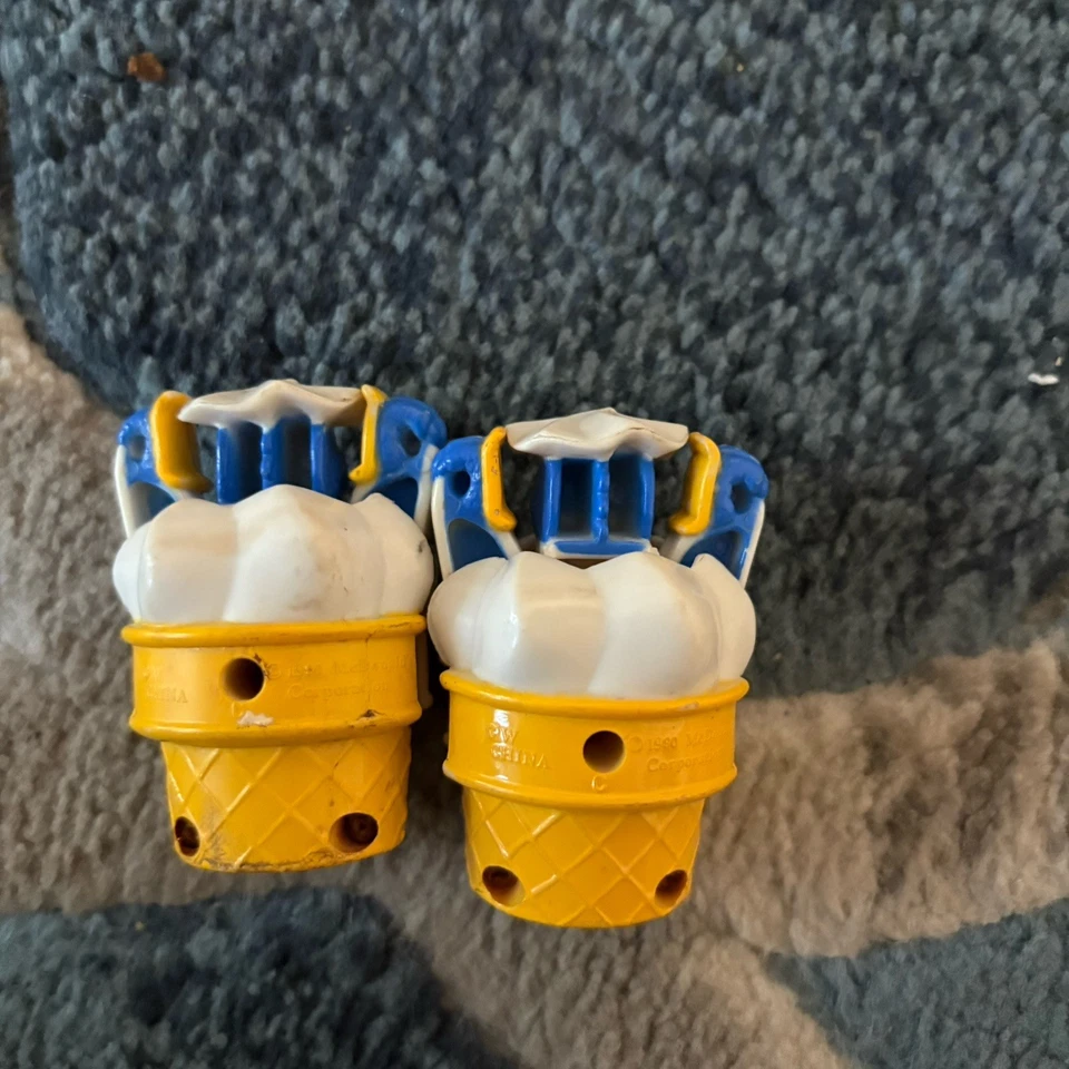 Cono de helado McDonald's 1990 McDino transformador intercambiable de colección Foto 2 de 3