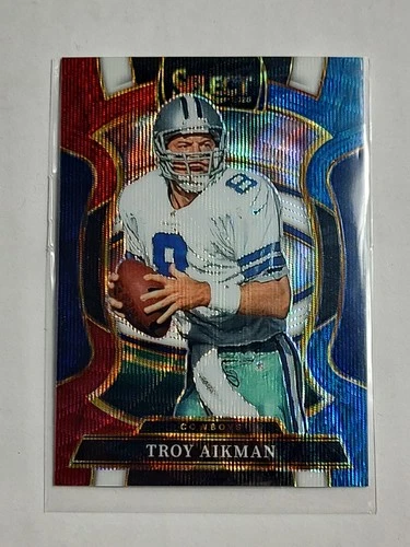 2025 Panini Select Troy Aikman Concourse Tri-Color Prizm #/399 Cowboys