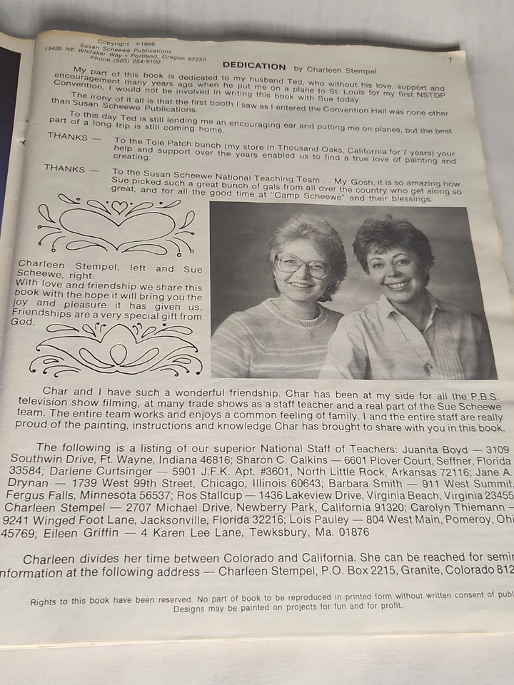 Keepsake Sampler Volume 1 Vintage Tole Painting Pattern Book Designs. 80s - Image 2 of 4