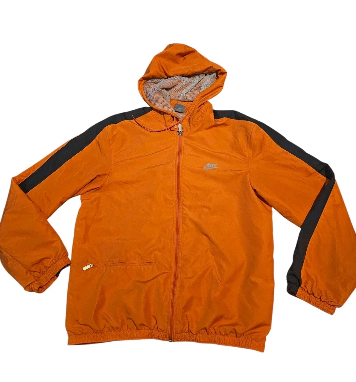 Vintage Y2k Nike Full-Zip Outdoor Lightweight Orange Jacket Adult Size M