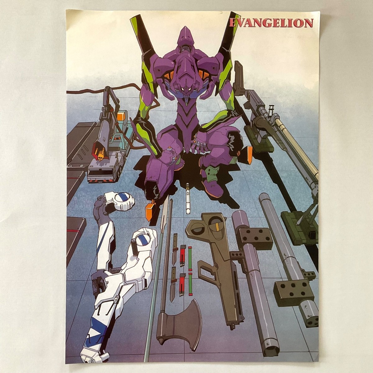 Neon Genesis Evangelion Unit-01 / EVA-01 Test Type Poster Rare