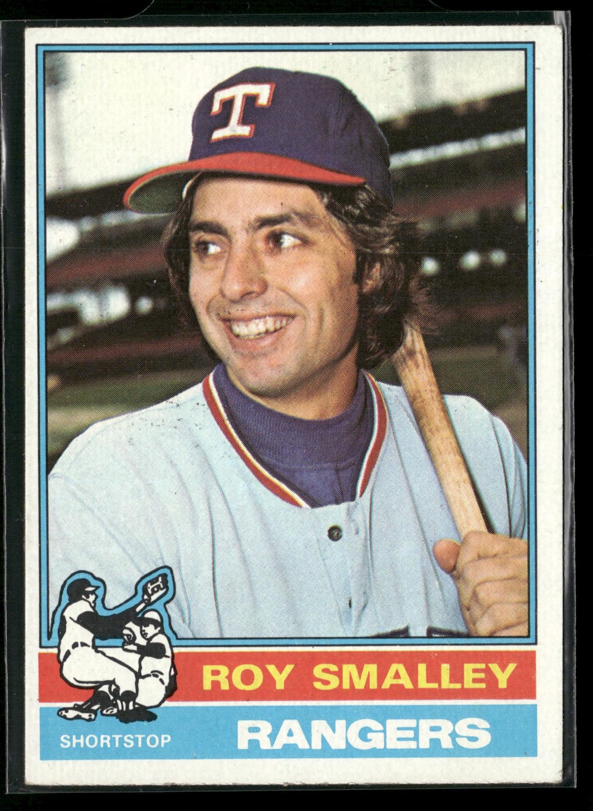 Roy Smalley Rookie 1976 Topps #657 RC Texas Rangers