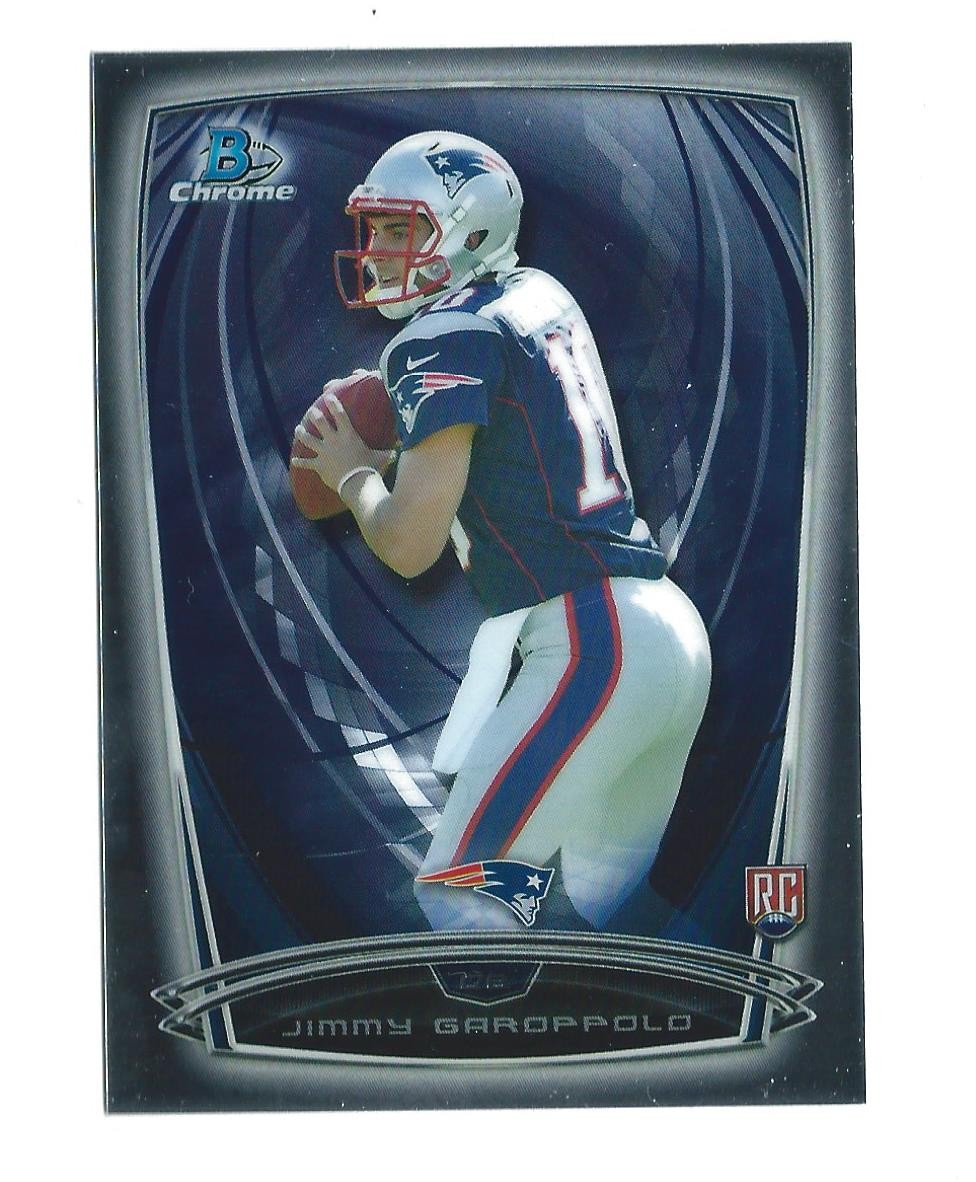 2014 Bowman Chrome #175 Jimmy Garoppolo RC Rookie Patriots 49ers