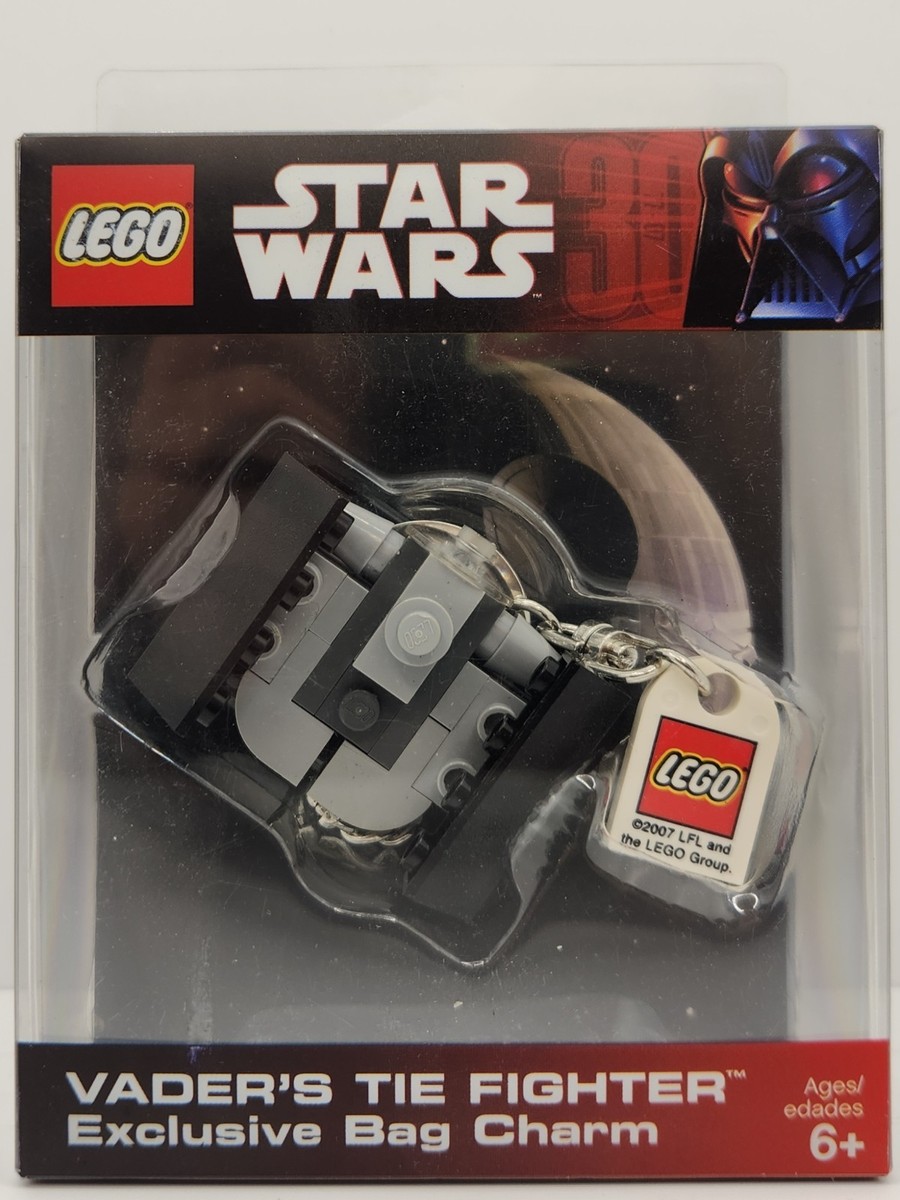 Vader's TIE Fighter LEGO Star Wars Exclusive Bag Charm Keychain