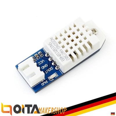 WaveShare DHT22 Digitaler Temperatur-Feuchtigkeitssensor Modul, präzise & kalibr
