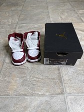 Air Jordan 1 Retro Hi OG Team Red TD Shoe Size 4c Red FD1413-160 NWT