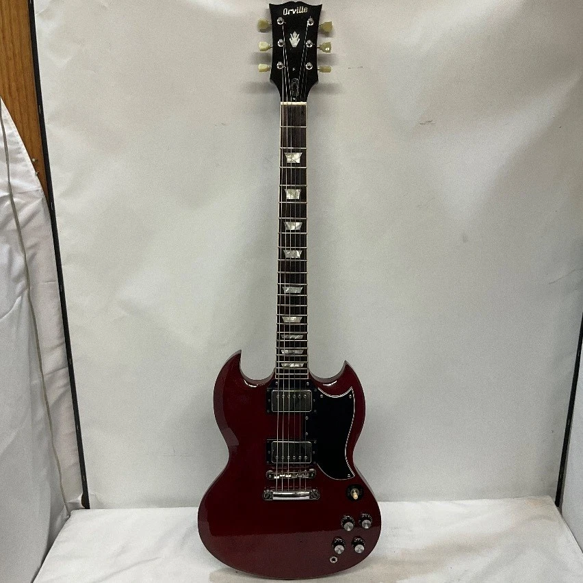 Guitarra Eléctrica Orville de Gibson SG-65 Hecha en Japón Roja Usada de Japón Foto 2 de 4