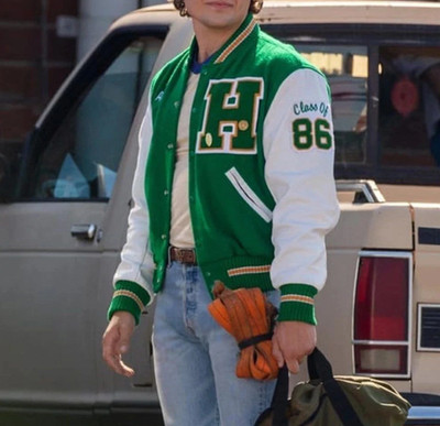 Stranger Things Eddie Munson S04 Baseball Letterman Wool Varsity Jacket
