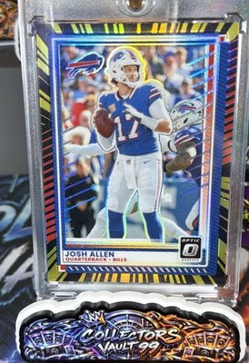 2025 Panini Donruss Optic - Josh Allen #70 Electricity Prizm /75