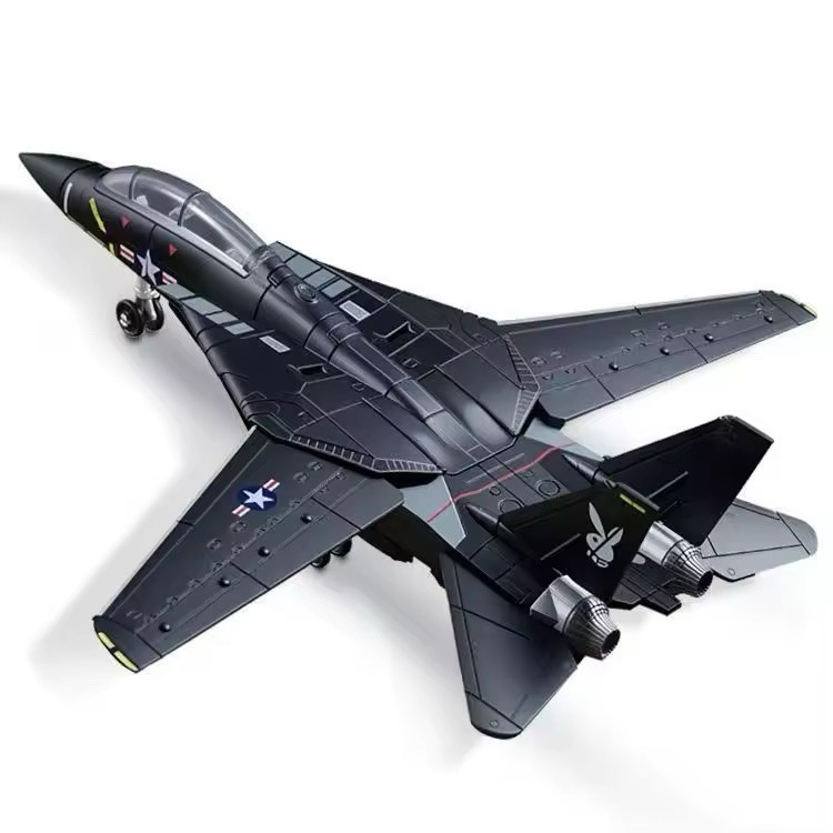 1:72 F-14 Tomcat Fighter Jet Model DIY Kit &ndash; 26cm Military Aircraft Buildable