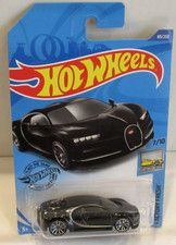HOT WHEELS ~ BLACK '16 BUGATTI CHIRON ~