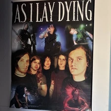 As I Lay Dying - 2006 Fully Autographed/Signed Band Promo Poster